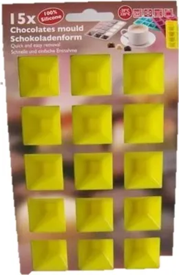 Produktbild von Silikomart Conny Clever Silikon Pralinenform für 15 Pralinen – flexibel & temperaturbeständig