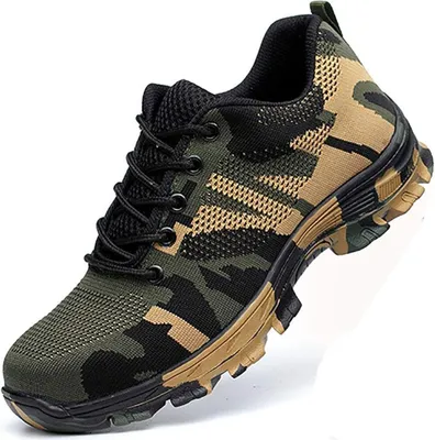 Produktbild von Herren- und Damen-Sicherheitsschuhe, Arbeitsschuhe, leicht, sportlich, atmungsaktiv, Schutzschuhe, Stahlkappen, Sportschuhe, rutschfeste Sport-Sicherheitsschuhe