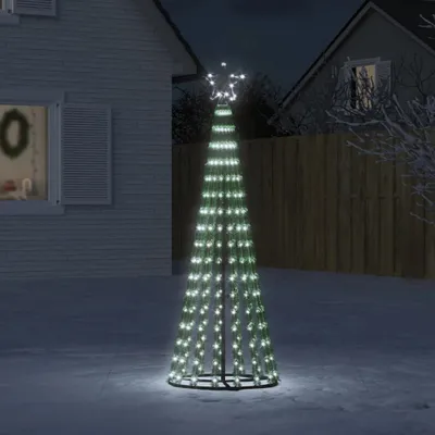 Image de Maison Exclusive - Sapin de Noël LED, 275 LED, lumière blanche froide, 180 cm