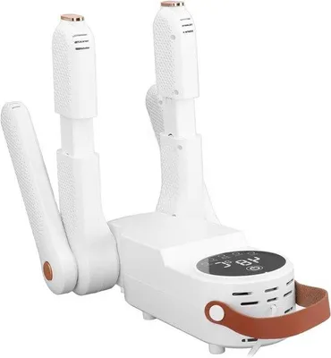 Obrázek produktu pro Elektrická sušička na boty – přenosná – nastavitelná konstantní teplota – suší 2 páry bot najednou – síťový adaptér pro EU 220 V