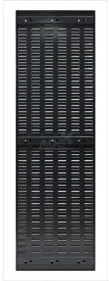Produktbild von ADB Werkzeugwand Schlitzplatten, senkrecht, L 1482 mm in Anthrazitgrau
