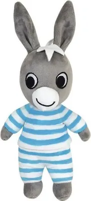 Image de Peluche Lumineuse TROTRO Jemini, 25 cm, Naturelle, Photoluminescente, Blanc et Bleu, Dès la Naissance