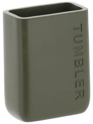 Produktbild von TENDANCE | Zahnputzbecher - Badbecher - grün - 250 ml - Kunststoff - Zahnbürstenbecher - Praktisch - Dekorativ