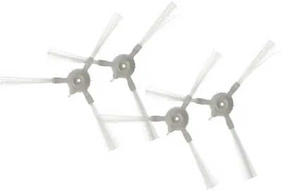 Produktbild von vhbw 4x Seitenbürste kompatibel mit 360 S6 Saugroboter - Reinigungsbürsten Set, weiß