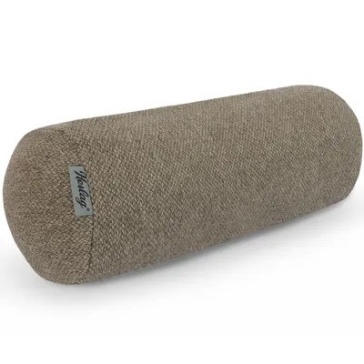 Produktbild von Herlag Kissenrolle LUXE 65x20 cm – vielseitige Nackenrolle, Seitenschläferkissen & Dekokissen, Taupe
