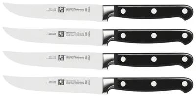 Produktbild von 4-teiliges Steakmesserset mit Edelstahlklingen
