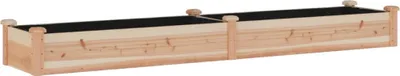 Image de vidaXL Lit surélevé avec insert 240x45x25 cm bois massif sapin