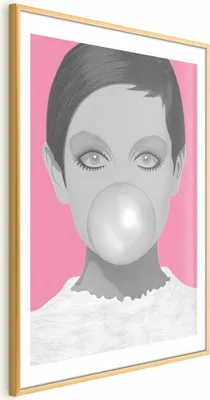 Produktbild von Posterpapier Poster - Bubble Gum 60x90 cm Menschen h-A-0118-ao-a