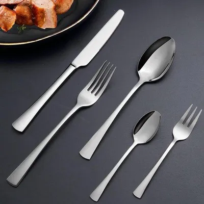 Produktbild von Edelstahl Besteck 30-teilig spiegelglänzend