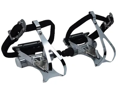 Produktbild von Rennrad Fahrrad Pedale Schlaufen / Riemen Aluminium Mit Riemen
