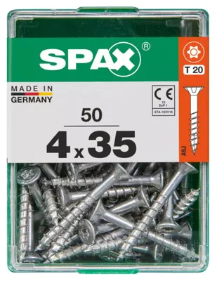 Produktbild von Spax Universalschrauben 4.0 x 35 mm TX 20 - 50 Stk.
