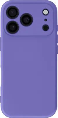 Produktbild von Avizar, iPhone 17 Pro Soft-Touch Silikonhülle SmoothGrip Serie, Violett