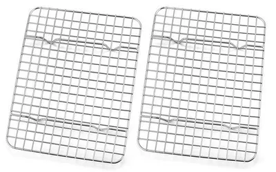 Produktbild von Kühlregal Set, Edelstahl, 22x16cm, rechteckig, backen, kühlen, braten, grillen
