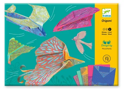 Produktbild von Kreatives Origami-Spiel: Geflügelte Vögel von Djeco