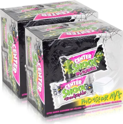 Produktbild von Center Shock Monster Mix 100 Stück - Extra saure Kaugummifüllung (2er Pack)