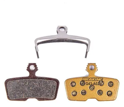 Produktbild von Braking Avid Code 2011 Metallische Carbon-scheibenbremsbeläge Golden  Golden One Size