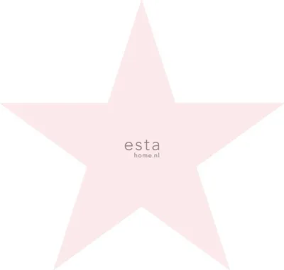 Produktbild von ESTAhome Fototapete großer Stern Hellrosa 186 x 279 cm