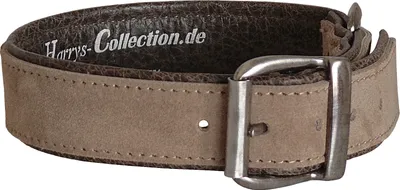 Produktbild von Hundehalsband aus feinstem Leder in vielen Farben von 28-48 cm