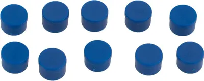 Produktbild von Magnete rund 10mm VE=10 Stück blau