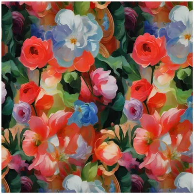 Produktbild von Viskosestoff Radiance Blumen ab 1 m x 140 cm Popeline Fahnentuch Sommerstoff