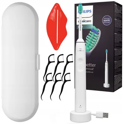 Produktbild von Elektrický zubní kartáček Philips HX3651/13 bílý + bílé pouzdro