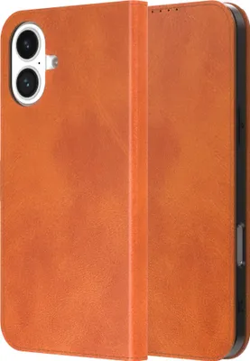 Produktbild von Geeignet für iPhone 17 Handytasche Kunstleder mit Magnetverschluss und Kartenhalter Bookcase mit Klappe - Wallet Case mit Kartenfach - Braun - Smartphonica