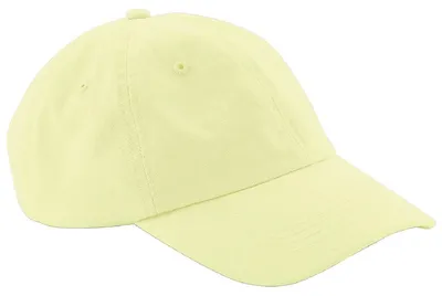 Image de Casquette Beechfield unie à 6 panneaux FK252 (taille unique) (jaune pastel)