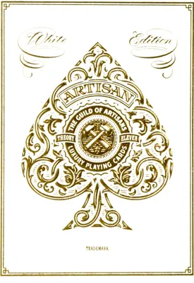 Produktbild von Theory 11 Artisan White Edition Premium Spielkarten
