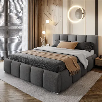 Obrázok produktu pre Čalúnená posteľ SLOANE s podnožou Leo 16 140x200