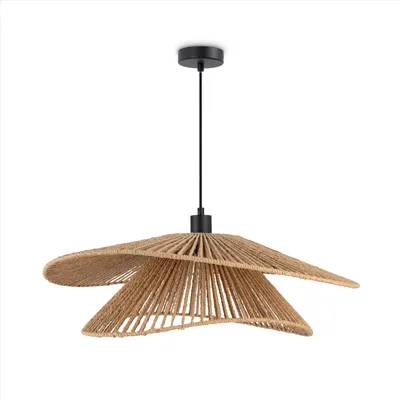 Produktbild von LED Pendelleuchte Esszimmer Pendellampe Wohnzimmer Küche Papier Boho Style E27