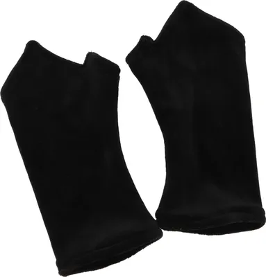 Produktbild von Handstulpen aus Samt - Schwarz, Uni, Baumwolle, Handschuhe & Handstulpen