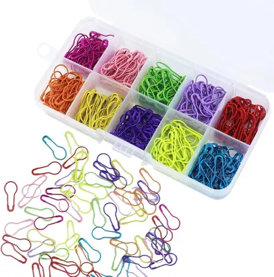 Productafbeelding van Veiligheidsspelden - Steekmarkeringen - Kleding Haken - 10 Kleuren - 300 Stuks - Multicolor