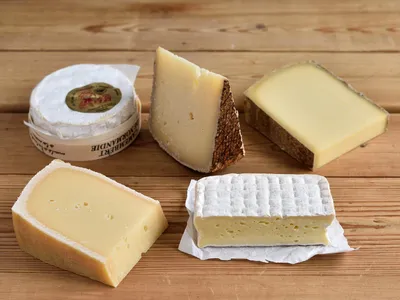 Produktbild von Käse Set zum Rotwein | 5 Premium Käsesorten | Französische & Italienische Käsespezialitäten | Käse Geschenk | mind. 1,2 kg