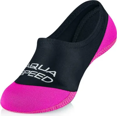 Produktbild von AQUA SPEED Neoprensocken Schwimmsocken Surfschuhe Socken neopren 30/31 schwarz/pink