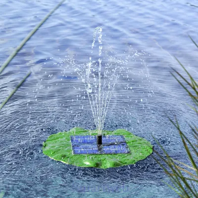 Produktbild von HI Solar Schwimmende Teichpumpe Lotusblatt