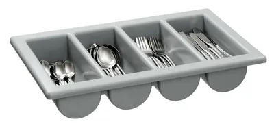 Obrázek produktu pro Bartscher A500410 Bartscher GN 1/1 příborník šedý 1 ks