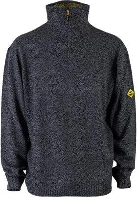 Produktbild von Roadsign RS Herren Troyer Pullover grau melange Gr. L