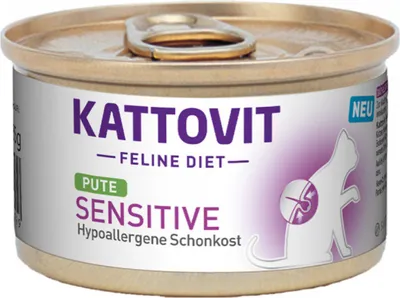 Obrázok produktu pre Konzerva Kattovit Sensitive morčacie 85g