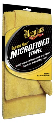 Produktbild von Meguiar's® Supreme Shine™ Mikrofasertücher, Microfiber Towel Mikrofaser 40x60 cm