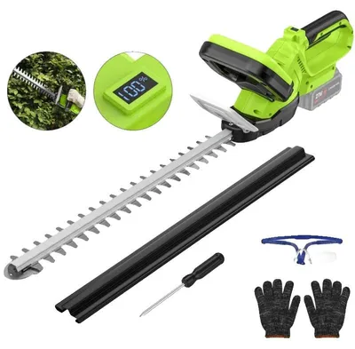 Obrázok produktu pre Akumulátorové nožnice na živé ploty, 51 cm, dvojitá čepeľ, výkonný 500 W motor, bez batérie