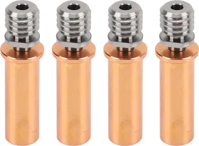 Image de 4pcs 3D Printer All Heatbreak Professional Copper Alloy Throat Tube Replacement for 3D Printer Accessories for Anycubic Vyper