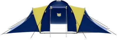 Immagine prodotto di Tenda da Campeggio in Poliestere per 9 Persone Blu e Giallo