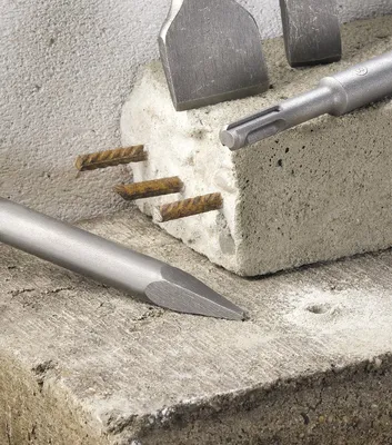 Obrázek produktu pro kwb 109166 40Cr steel Chisel set 6-piece 5 mm, 6 mm, 8 mm, 10 mm SDS-Plus 1 Set
