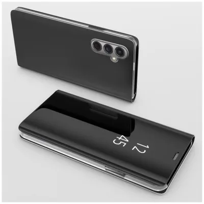 Produktbild von Mirror Flip-Case für Samsung Galaxy - Farbe: Schwarz - Modellkompatibilität: Für Samsung Galaxy S24