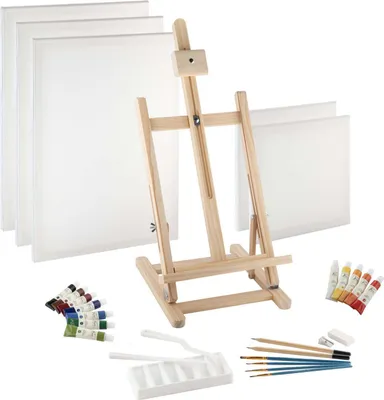 Image de Set de peinture acrylique Nassau Premium - 28 pièces