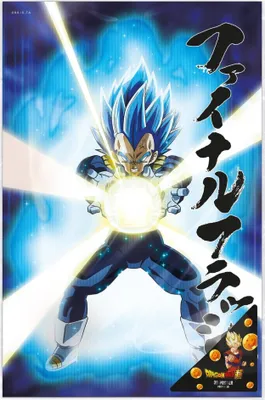 Produktbild von Dragon Ball Super 3D Poster Survival Vegeta 38 x 58 cm