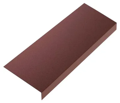 Zdjęcie produktu dla Podstawa pod pas nadrynnowy szer 167mm, 3mb Czeskie aluminium, Brązowa RAL 8019