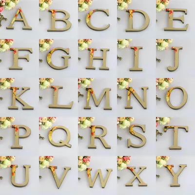 Image de Autocollant mural 3D lettre or miroir 150 mm, chiffre 2