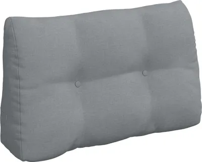 Zdjęcie produktu dla vidaXL Poduszka na plecy jasnoszara 80 x 24 x 50 cm tkanina
