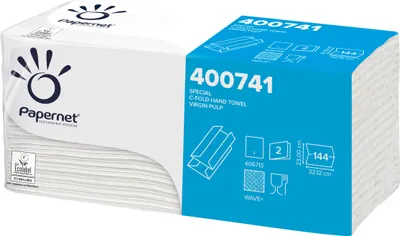 Produktbild von Papierhandtuch 400741 2lg 23x32cm C 20x144 Blatt.